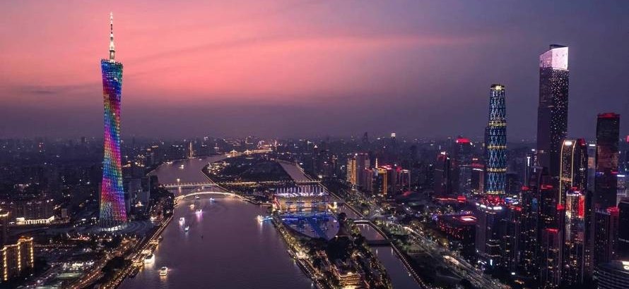 珠江后航道江景 - 大石街道标志性景观