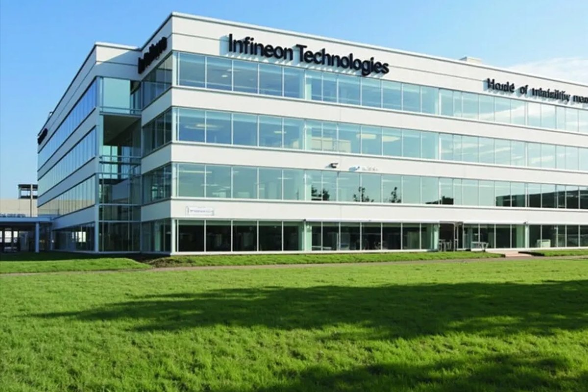 Infineon Technologies headquarters building in Neubiberg, Germany